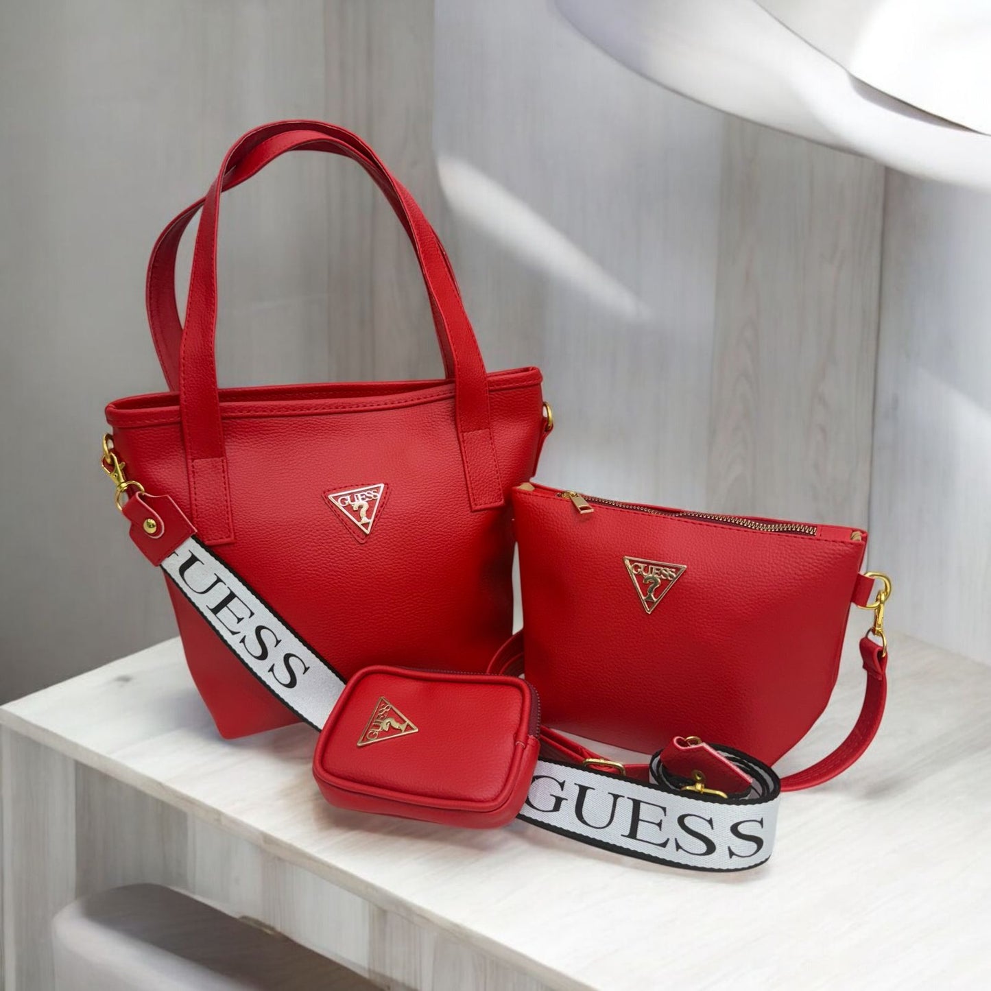 ¡El Combo Perfecto Para El Mes De Las Madres! 3x1 Bolso De Mano, Carriel y Monedero
