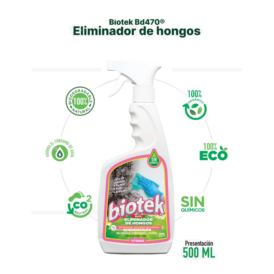 Biotek Eliminador de Hongos y Moho x 2 Unidades + Envío Gratis