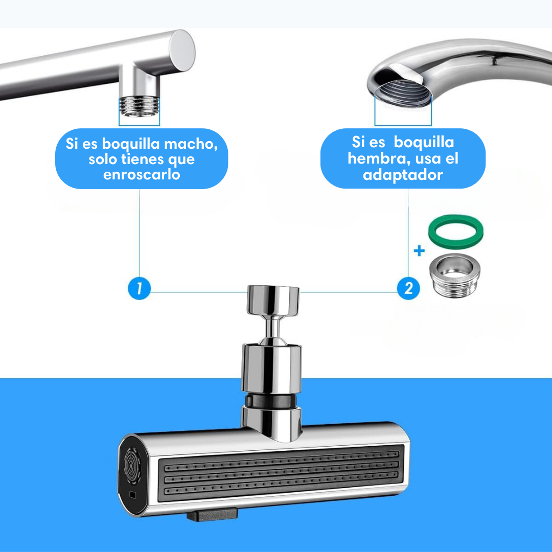 Extensor de Grifo AquaLux - Lujo y versatilidad para tu cocina